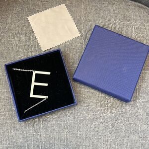 Large “E” Necklace